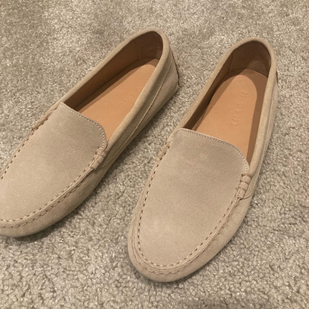 M. Gemi The Felize Suede driver moccasin Latte